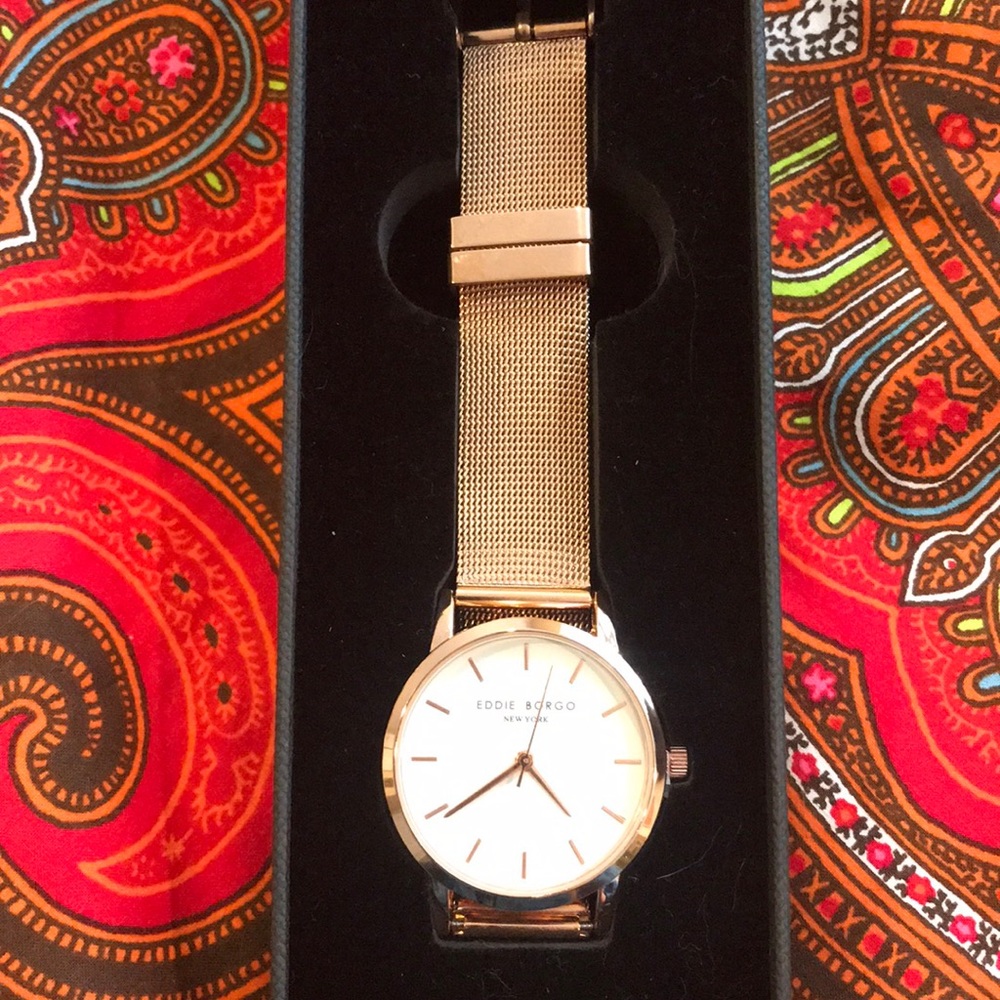 Eddie Borgo Rose Gold watch